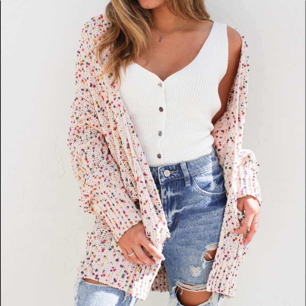 Free Your Heart Apparel Funfetti Cardigan